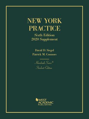 cover image of New York Practice, 6th, Student Edition, 2020 Supplement